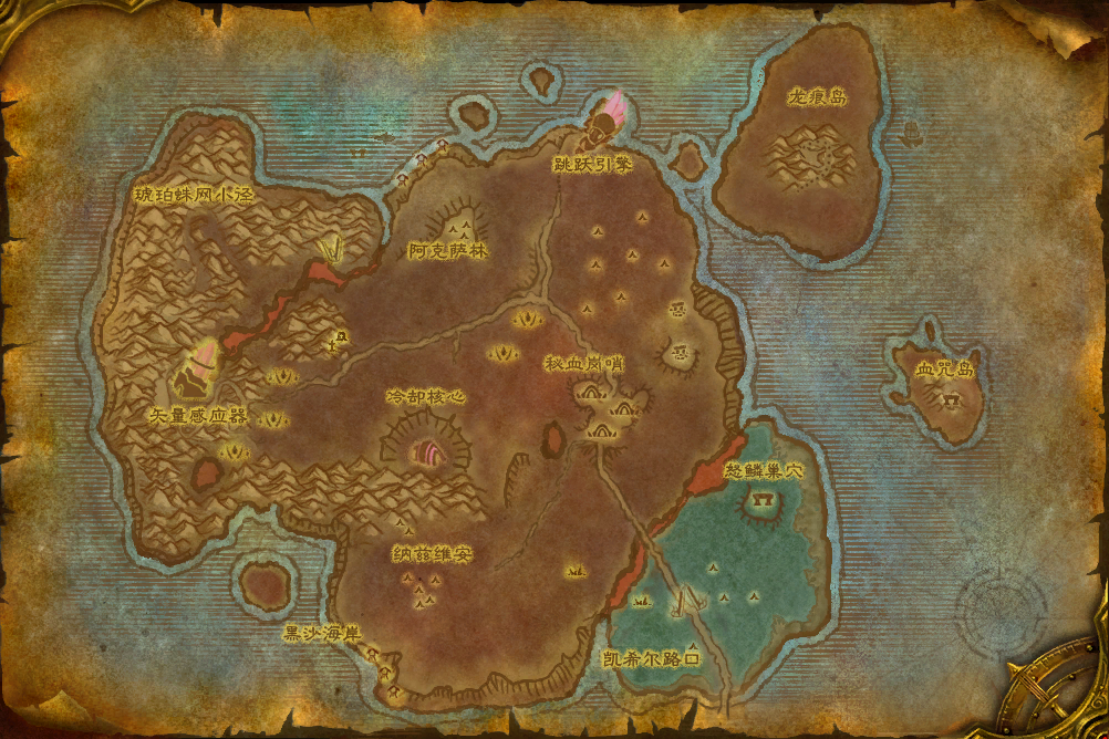 通缉布告地图